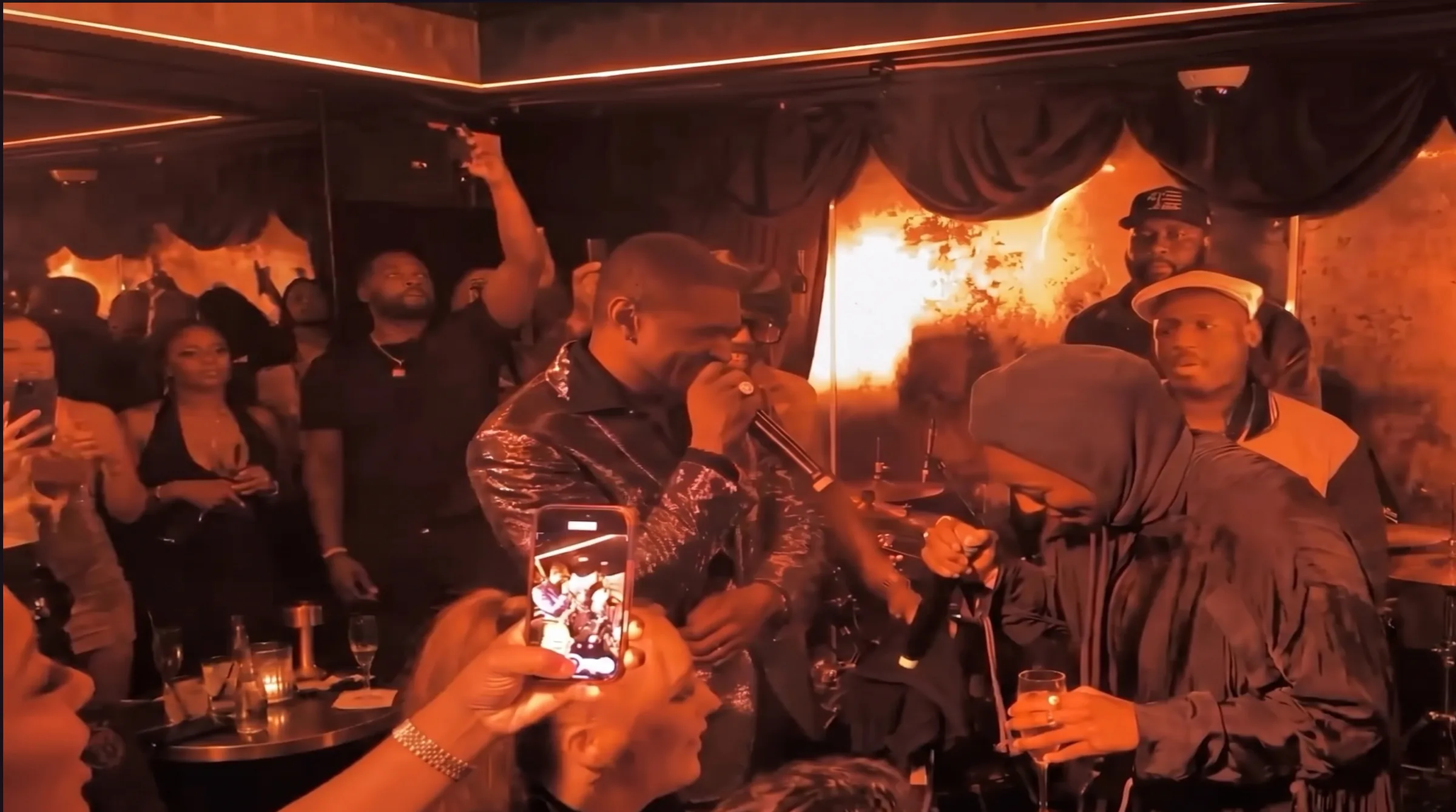 Richie with Usher and Little Simz