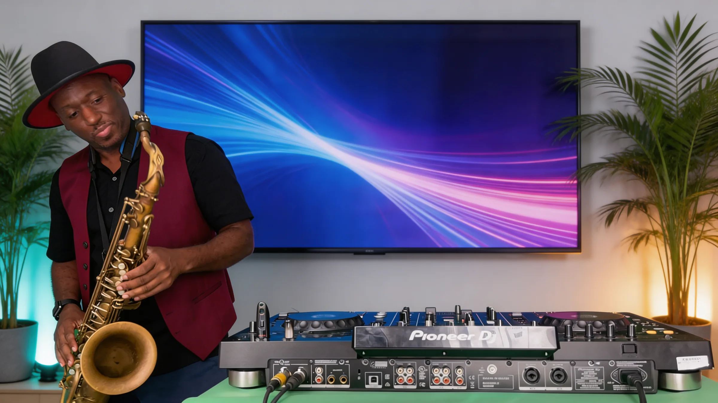 Richie Garrison — DJ and live saxophone at a premium venue